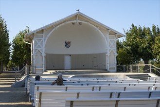 Concert shell, Ahlbeck, Usedom Island, Baltic Sea, Mecklenburg-Western Pomerania, Germany, Europe