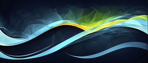 Abstract colorful vector background, color wave design for brochure, website, flyer, AI generated