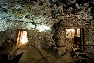 The Marienglashöhle is a show cave in the Thuringian Forest. For the most part, it is not a natural