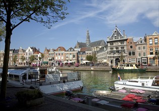 River Spaarne, Haarlem, Holland