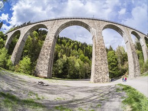 Viaduct Ravennabridge, near Hinterzarten, Black Forest, Ravenna gorge, Baden-Württemberg, Germany,