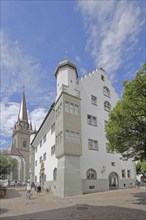 Austrian Castle and Minster, historic building, Radolfzell, Untersee, Lake Constance, Lake