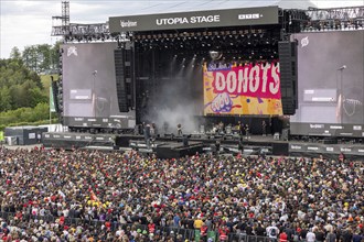 Adenau, Germany, 8 June 2024: Donots play at Rock am Ring. The festival takes place at the