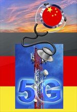 Symbolic image, China cyber attacks, Huawai critical infrastructure, 5G networks, cyber security,