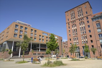 Hotel Centrovital, on the right Katharinenhof retirement home in Uferpalais, former Schultheiß