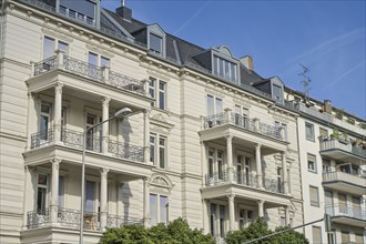 Old building, Bahnhofstraße, Wiesbaden, Hesse, Germany, Europe