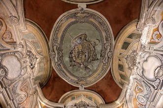 Ceiling painting, cloister, Hieronymite monastery Mosteiro dos Jerónimos, also known as Mosteiro de