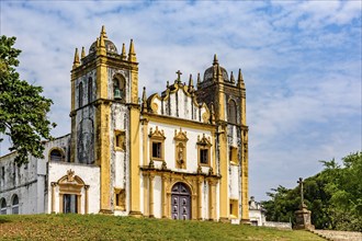 Famous historic baroque church in the city of Olinda in Pernambuco, Olinda, Pernambuco, Brazil,