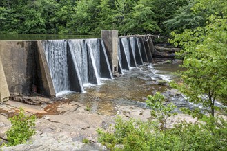 A. A. Miller dam on the Little River at Desoto State park near Mentone, Alabama