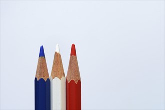 Coloured pencils in the national colours of France, national colour