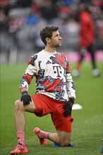 Warm-up training Thomas Müller FC Bayern München FCB (25) Allianz Arena, Munich, Bavaria, Germany,