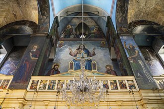 Interior of the Church of St Nicholas or Agios Nikolaos in Chania, Crete, Greece, Europe