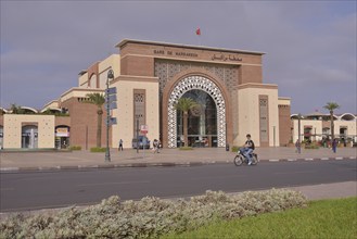 Gare de Marrakech, railway station, Marrakesh, Marrakesh-Tensift-El Haouz region, Morocco, Africa