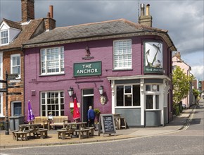 The Anchor public house, Woodbridge, Suffolk, England, UK