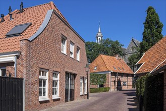 Alley Old Town Ootmarsum, Dinkelland, Twente, Overijssel, Netherlands