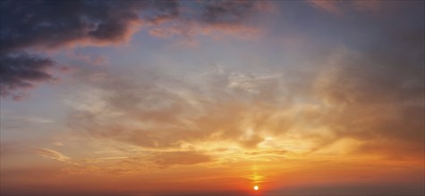 Evening sky with dramatic clouds