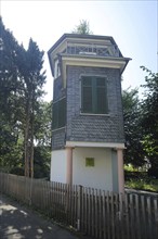 Willemer Cottage Goethe Memorial, Monument, Mühlberg, Main, Frankfurt, Hesse, Germany, Europe