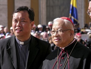 Ricardo Jamin Cardinal Vidal, First Papal Audience, Pope Benedict XVI, Ratzinger, 27. 04. 2005,