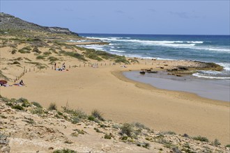 Playa de Calblanque, beach in the regional park Monte de las Cenizas y (Peña) del Águila, near