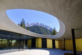 Shopping Mall, Dobbiaco, Pustertal, South Tyrol, Italy, Europe