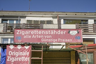 Shop, duty-free sale of cigarettes, Swinoujscie, West Pomeranian Voivodeship, Poland, Europe