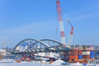 Waldschlößchen bridge final assembly