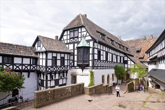 Wartburg Castle is a castle in Thuringia, situated above the town of Eisenach at the north-western