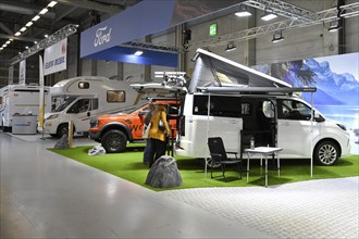 Campervan exhibition stand