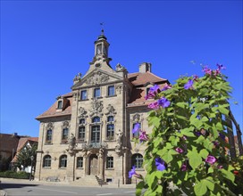 Germany, Middle Franconia, town of Ellingen, the town hall, Europe