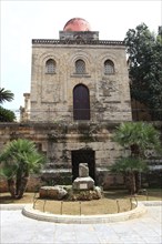 Old Town of Palermo, part of the Church of San Giovanni degli Eremiti is a Norman church building,