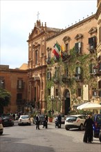 In the old town of Agrigento, Agrigento, in Piazza Piradello, the town hall, the Palazzo Comunale