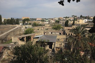 Ruined city of Herculaneum, Campania, Italy, Europe