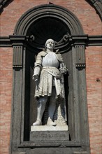 Statue of Alfonso di Aragona at Palazzo Reale, Palace of the Viceroys, in Piazza del Plebescito,