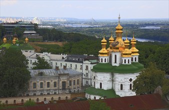 View of the monastery complex of the Kiev Cave Monastery, Holy Assumption Monastery, Pecherskaya