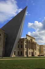 Military History Museum of the German Armed Forces, main arsenal building with wedge, architect