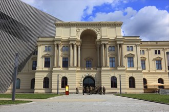 Military History Museum of the German Armed Forces, main arsenal building with wedge, architect