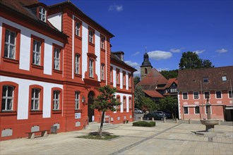 Margraviate-style hunting lodge, Bad Rodach, Coburg district, Upper Franconia, Bavaria, Germany,