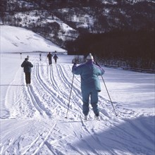 AUT, Austria, Gasteiner Tal: Winter in the Gasteiner Tal, here on 26.12.1994, offers a wealth of