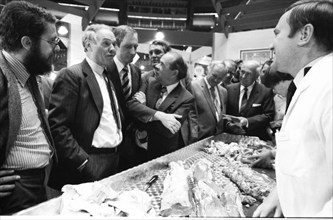 The 7th Interschool '80 education fair on 5 May 1980 in the Westfalenhalle Dortmund. N.N. Guenter