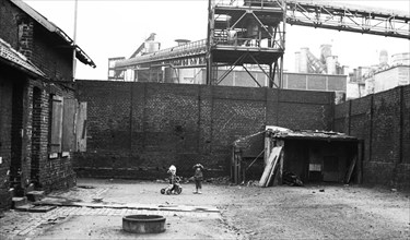 On this site of the city of Bochum, photographed here on 01.02.1975, a waste incineration was