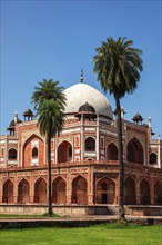 Humayun's Tomb famous tourist attraction destination. Delhi, India, Asia