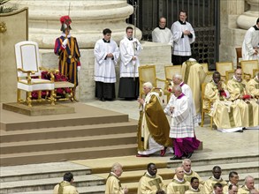 Pope Benedict XVI Joseph Ratzinger, Inauguration Ceremony 24. 04. 2005, St. Peter's Cathedral, St.