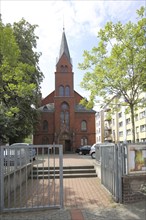 Methodist Christ Church on Merianplatz, Methodist, Nordend, Main, Frankfurt, Hesse, Germany, Europe