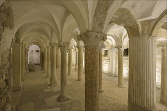 Crypt of the Basilica of San Salvatore, Brescia, Province of Brescia, Italy, Europe