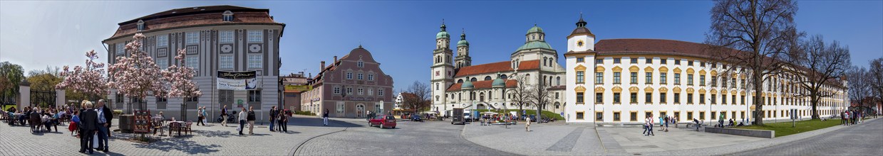 Residenzplatz Kempten Panorama Germany