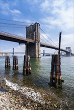 Brooklyn Bridge, historic, history, construction, architecture, Hudson river, Manhattan New York