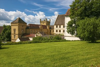 Weitenburg Castle, romantic hotel, historic building, residential castle in various architectural