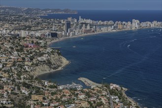 View of Calp, Alicante, Costa Blanca, Spain, Europe