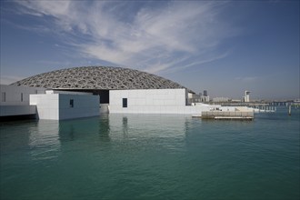 Louvre Abu Dhabi, Architect Jean Nouvel, Saadiyat Island, Abu Dhabi, United Arab Emirates, Asia