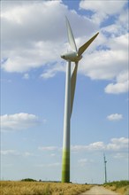 Wind turbine in Saxony